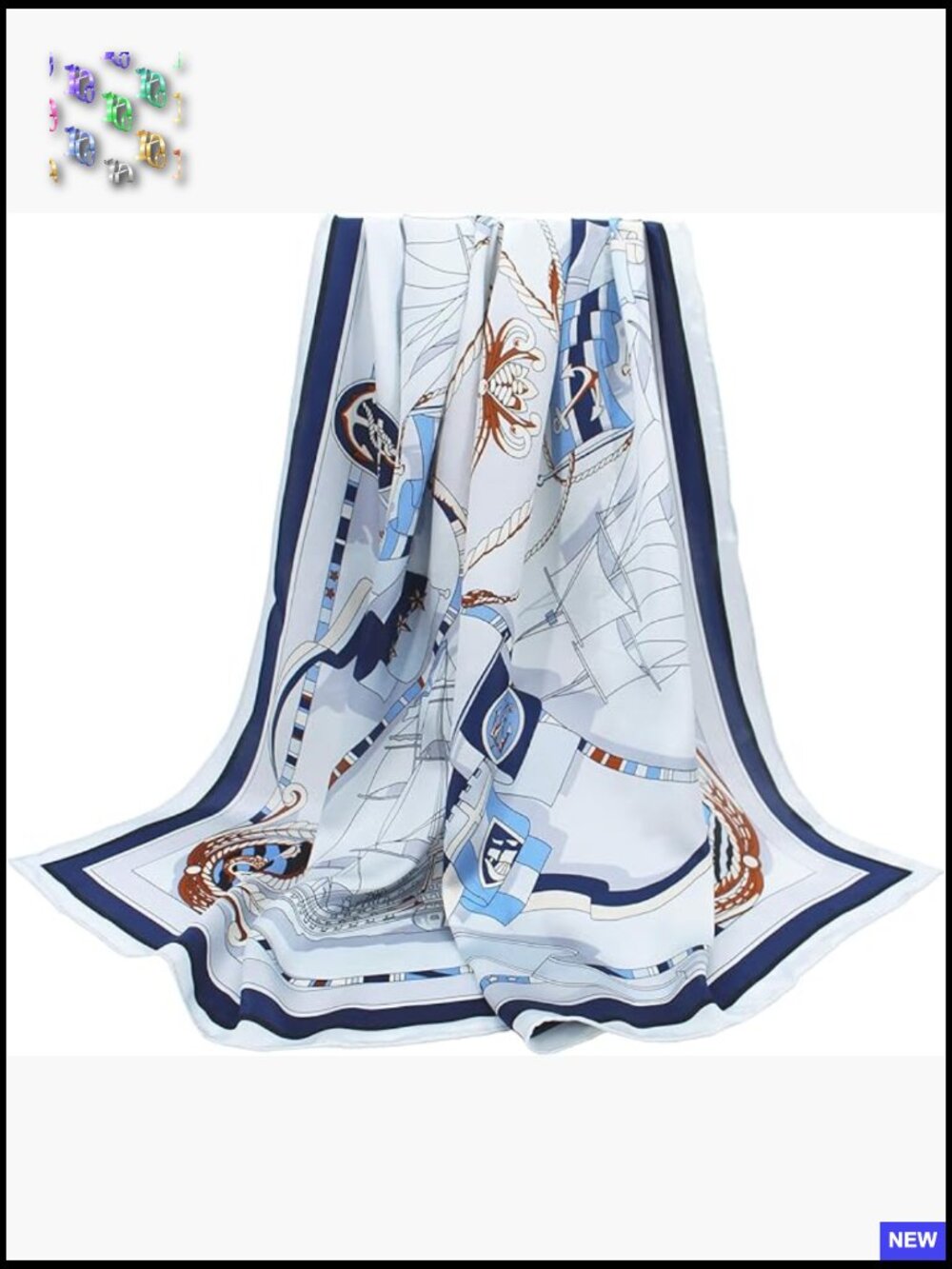 100% Silk Square Scarf Lightweight Headwrap Shawl Versatile Gift Box